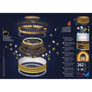 Shop Colosseo Night Edition, Roma, 216 Pezzi, 10+ Anni Puzzle 3D