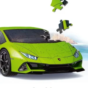 Best Lamborghini Huracan Evo Verde, 108 Pezzi, 8+ Anni Puzzle 3D