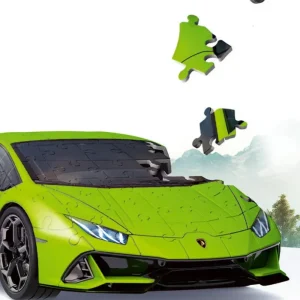 Sale Lamborghini Huracan Evo Verde, 108 Pezzi, 8+ Anni Puzzle 3D