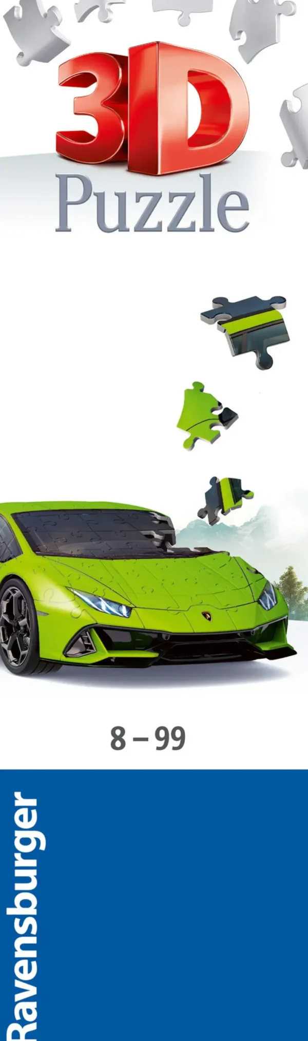 Sale Lamborghini Huracan Evo Verde, 108 Pezzi, 8+ Anni Puzzle 3D