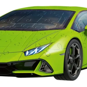 Sale Lamborghini Huracan Evo Verde, 108 Pezzi, 8+ Anni Puzzle 3D