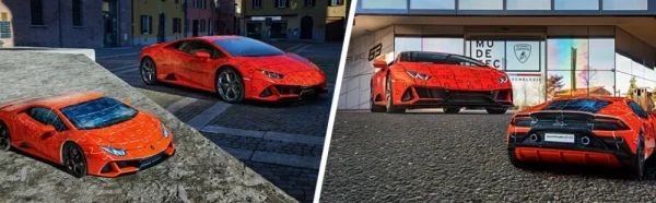 Sale Lamborghini Huracan Evo Verde, 108 Pezzi, 8+ Anni Puzzle 3D