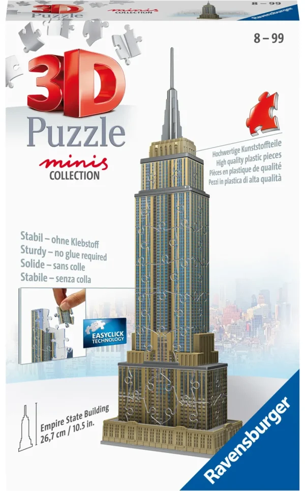 Shop Mini Empire State Building, 54 Pezzi, 8 Anni Puzzle 3D