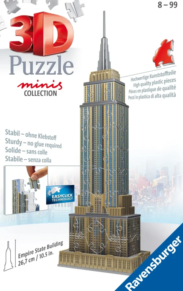 Shop Mini Empire State Building, 54 Pezzi, 8 Anni Puzzle 3D