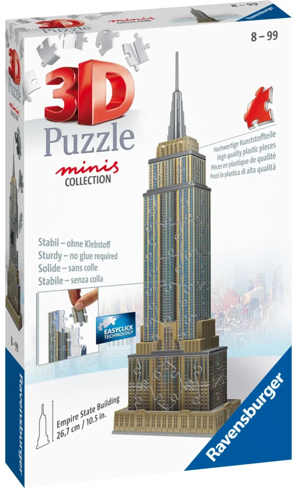 Shop Mini Empire State Building, 54 Pezzi, 8 Anni Puzzle 3D