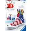 Sale Portapenne Sneaker Usa Flag Edition, 108 Pezzi, 8+ Anni Puzzle 3D