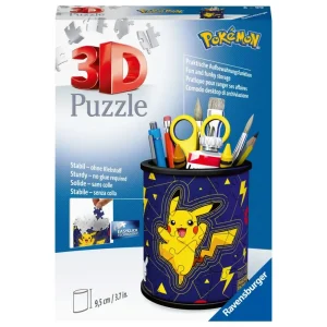 Cheap 3D Puzzle Portapenne Pokemon, 54 Pezzi, 6+ Anni Puzzle 3D