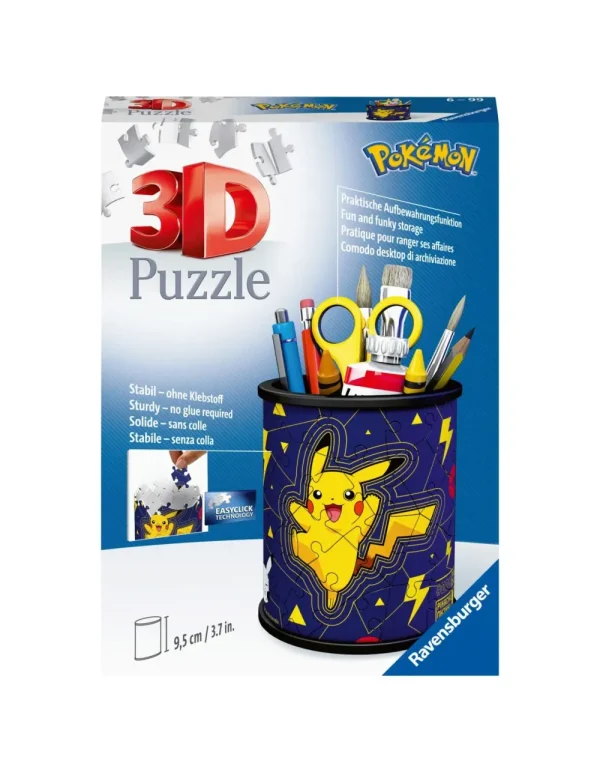 Cheap 3D Puzzle Portapenne Pokemon, 54 Pezzi, 6+ Anni Puzzle 3D