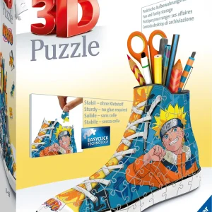 Hot Portapenne Sneaker Naruto, 108 Pezzi, 8+ Anni Puzzle 3D