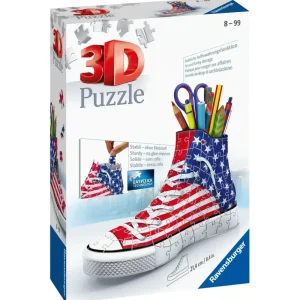 Sale Portapenne Sneaker Usa Flag Edition, 108 Pezzi, 8+ Anni Puzzle 3D