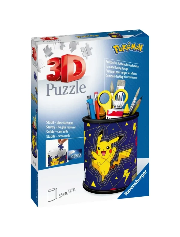 Cheap 3D Puzzle Portapenne Pokemon, 54 Pezzi, 6+ Anni Puzzle 3D