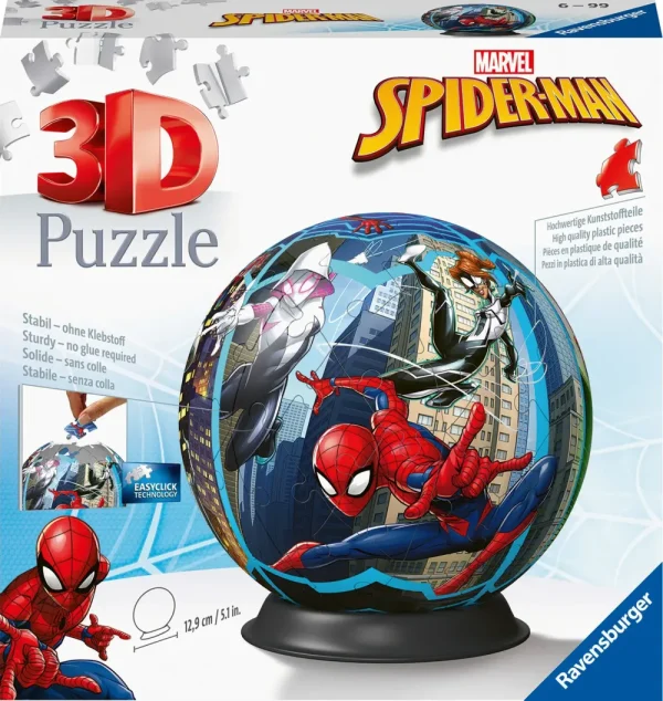 Best Sale Puzzle Ball Spiderman, 72 Pezzi, 6+ Anni Puzzle 3D