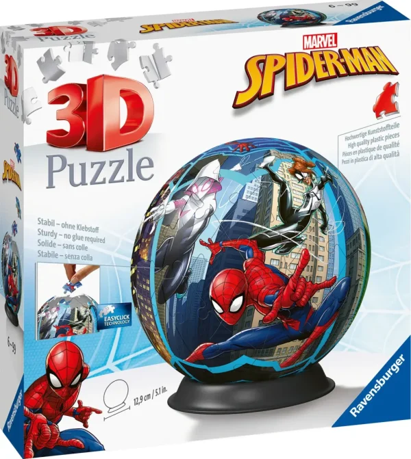 Best Sale Puzzle Ball Spiderman, 72 Pezzi, 6+ Anni Puzzle 3D