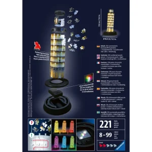 Cheap Torre Di Pisa Night Edition, Londra, 216 Pezzi, 10+ Anni Puzzle 3D