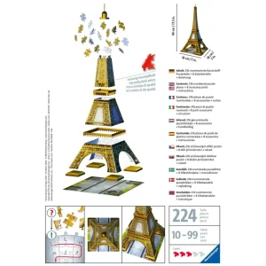 Clearance Tour Eiffel, Parigi, 216 Pezzi, 10+ Anni Puzzle 3D