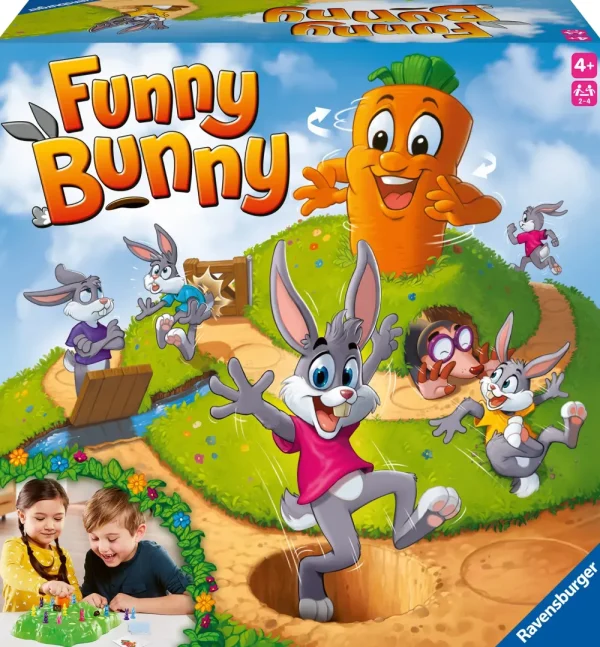 Hot Funny Bunny, Gioco Da Tavolo, Da 2 A 4 Giocatori, 4+ Anni Giochi Di Societa Per Bambini