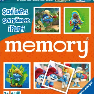 Sale Memory® Versione Puffi, 64 Tessere, Gioco Da Tavolo, 3+ Anni Giochi Di Carte