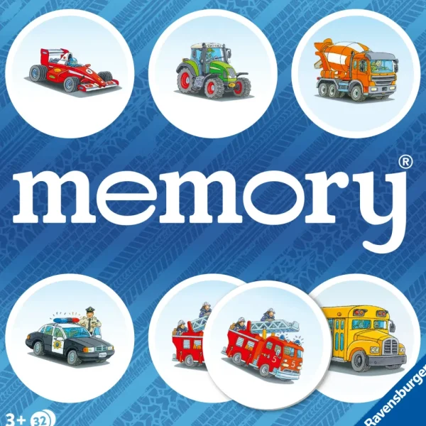 Cheap Memory® Versione Veicoli, 64 Tessere, Gioco Da Tavolo, 3+ Anni Giochi Di Carte