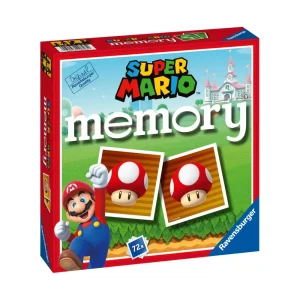 Outlet Memory Versione Super Mario, 72 Tessere, Gioco Da Tavolo, 4+ Anni Giochi Di Carte