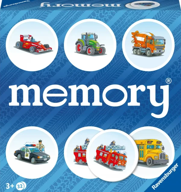 Cheap Memory® Versione Veicoli, 64 Tessere, Gioco Da Tavolo, 3+ Anni Giochi Di Carte