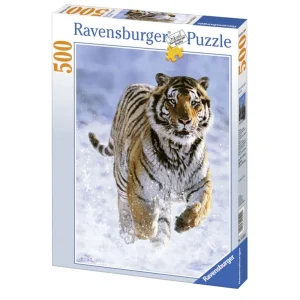 Shop Puzzle 500 Pezzi Tigre Sulla Neve Puzzle 500 Pezzi