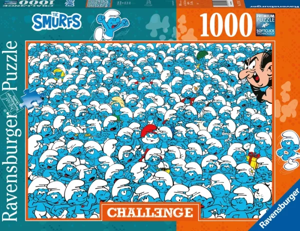 Online Puzzle I Puffi, Collezione Challenge, 1000 Pezzi, Puzzle Adulti Puzzle 1000 Pezzi