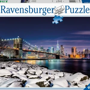 New Puzzle Inverno A New York, 1500 Pezzi, Puzzle Adulti Puzzle 1000 Pezzi