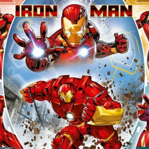 Best Puzzle Iron Man, 100 Pezzi Xxl, Eta Raccomandata 6+ Anni Puzzle Per Bambini