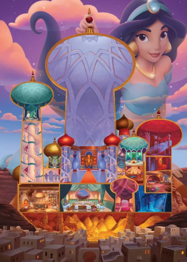 Flash Sale Puzzle Jasmine Disney Castles, Collezione Disney Collector'S Edition, 1000 Pezzi, Puzzle Adulti Puzzle 1000 Pezzi