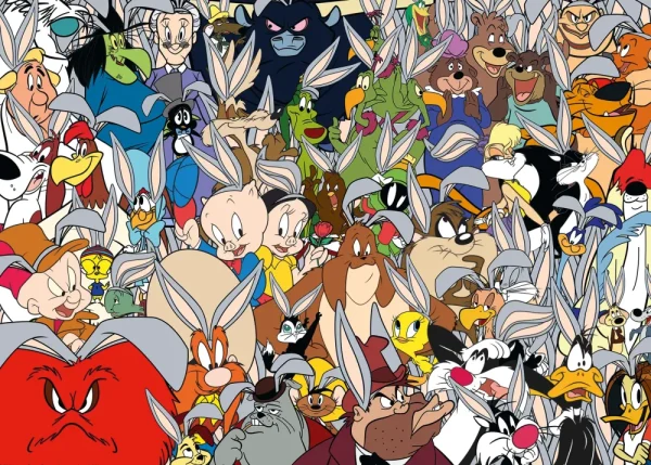 Outlet Puzzle Looney Tunes, 1000 Pezzi, Puzzle Adulti Puzzle 1000 Pezzi