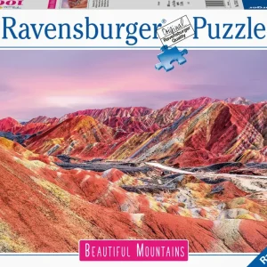 Outlet Puzzle Montagne Arcobaleno, Cina, Collezione Beautiful Mountains, 1000 Pezzi, Puzzle Adulti Puzzle 1000 Pezzi