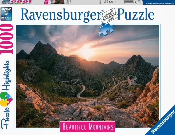 Sale Puzzle Sierra De Tramuntana, Indonesia, Collezione Beautiful Mountains, 1000 Pezzi, Puzzle Adulti Puzzle 1000 Pezzi