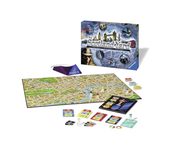 Flash Sale Scotland Yard, Gioco Da Tavolo, Da 2 A 6 Giocatori, 8+ Anni Giochi In Scatola Per Famiglia