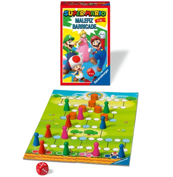 Outlet Super Mario Travel, Gioco Da Tavolo Tascabile, 2-4 Giocatori, 6+ Anni Giochi Tascabili E Da Viaggio