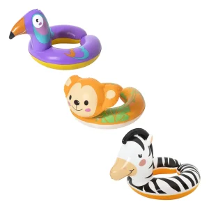 Shop Salvagente Con Testa Animali Buffi Safari, 3-6 Anni, 3 Personaggi Assortiti: Zebra (Cm. 57 51), Tucano (Cm. 57 51), Scimmia (Cm. 45 51) Salvagenti E Braccioli Bambini