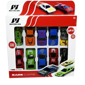 New Set 10 Auto Die Cast Macchinine Bambini