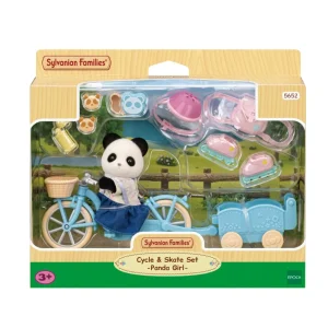 Sale Set Bici E Pattini Ragazza Panda Mini Dolls