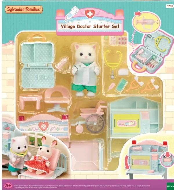 Flash Sale Set Dottore Del Villaggio Personaggi E Playset Del Meraviglioso Mondo Mini Dolls