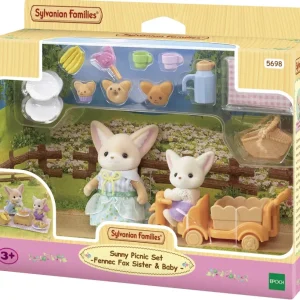 Shop Set Picnic Al Sole Sorella E Bebe Volpe Fennec -Personaggi E Playset Del Meraviglioso Mondo Mini Dolls