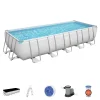 Best Sale Set Piscina Fuori Terra Power Steel ® Da 6.40 M X 2.74 M X 1.32 M Piscine Da Giardino