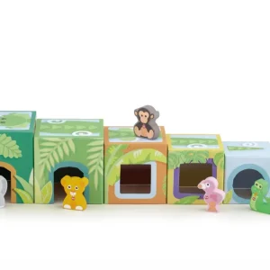 Store Sevi Cubi Impilabili Savana (12 Pz) Giochi Educativi In Legno