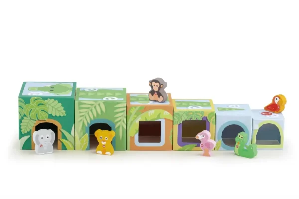 Store Sevi Cubi Impilabili Savana (12 Pz) Giochi Educativi In Legno