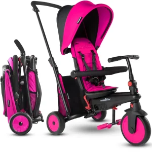 Best Smartrike Str3 Folding 6 In 1 Rosa Tricicli E Balance Bikes