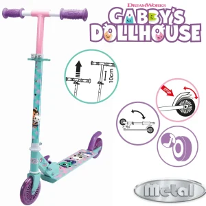 Cheap Monopattino 2 Ruote Di Gabby'S Dollhouse Con Manubrio Regolabile Monopattini