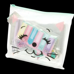 Hot Stationery Bag Bustina Con Set Notebook Cancelleria E Accessori