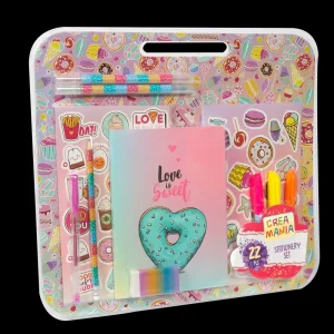 Outlet Stationery Set Quaderno Con Accessori Banchi Scuola E Lavagne