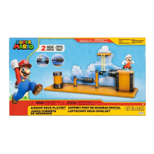 Online Playset Ponte Dell'Airship Di Bowser Compatibile Con Gli Altri Payset Nintendo Action Figures