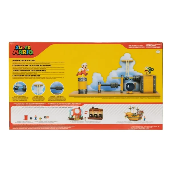 Online Playset Ponte Dell'Airship Di Bowser Compatibile Con Gli Altri Payset Nintendo Action Figures