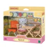 New Set Barbeque Per Pic-Nic Ragazza Elefante Mini Dolls