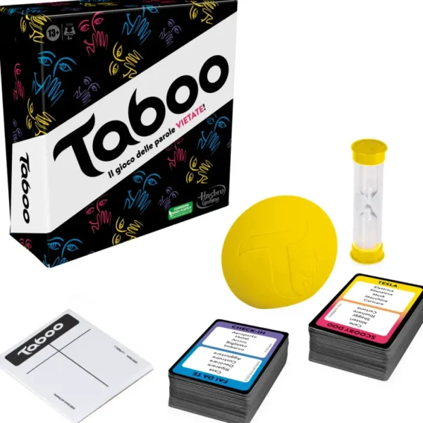 Flash Sale Taboo, Gioco Da Tavolo, Giochi Con Parole Da Indovinare Per Adulti E Adolescenti Dai 13 Anni In Su, Giochi Per Le Feste Per 4 O Piu Giocatori Giochi In Scatola Per Famiglia